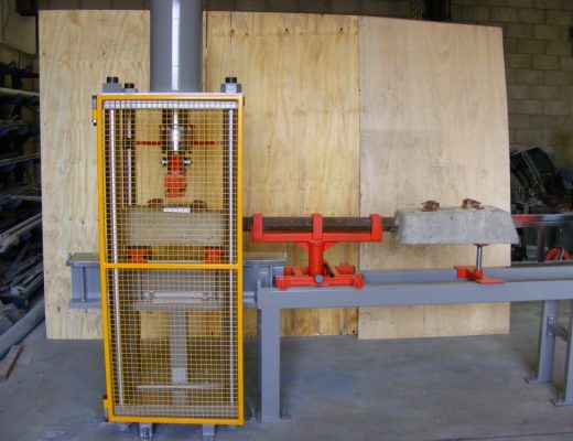 rail bend testing machine