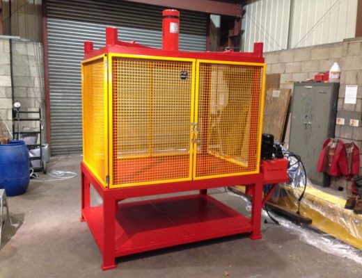 100Te compression test rig